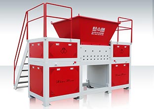 廢舊汽車破碎機(jī)，雙軸撕碎機(jī)，金屬撕碎機(jī)