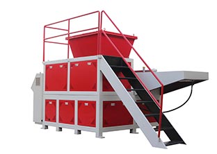 廢布撕碎，單軸撕碎機(jī)，軟料撕碎機(jī)