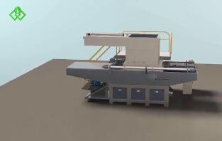 單軸撕碎機(jī)三維動(dòng)畫(huà)