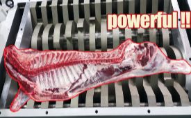 動物尸體撕碎，四軸撕碎機