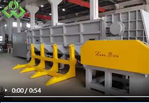 臥式撕碎機(jī)視頻，塑料撕碎機(jī)