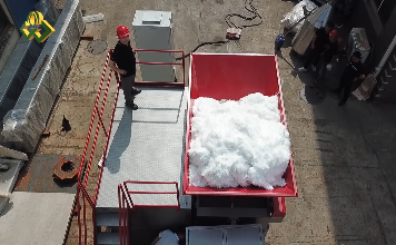 纖絲單軸撕碎，單軸撕碎機